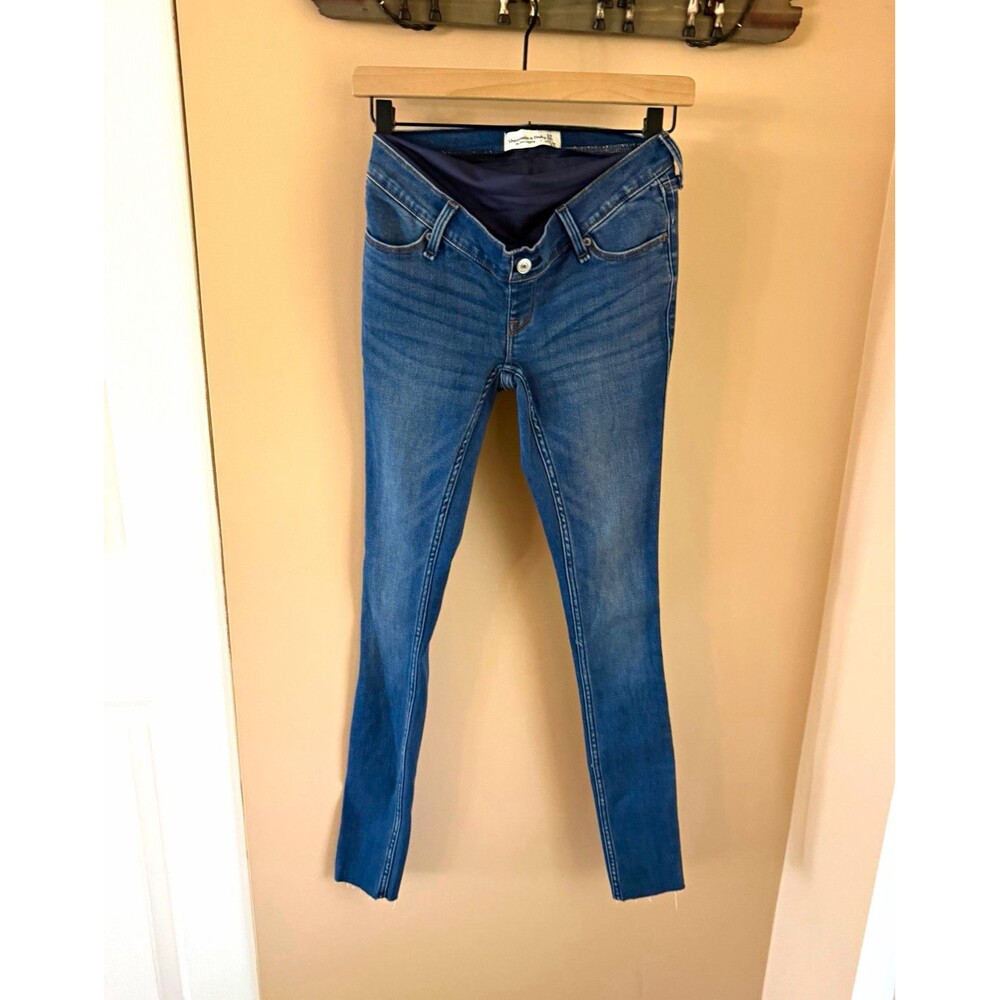 Abercrombie & Fitch The Jean Legging Women’s Blue Denim Jeggings 00 Tall NWT
